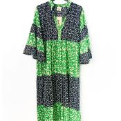 ROBE IMPRIME VERT